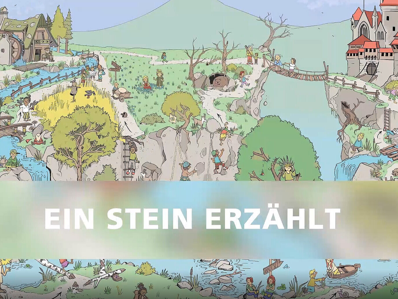 Coverbild Lernvideo: "Wandertag-Geschichte: Ein Stein erzählt"