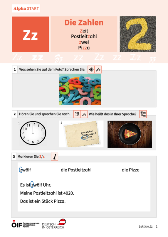 Alpha Start Lektion Zz.