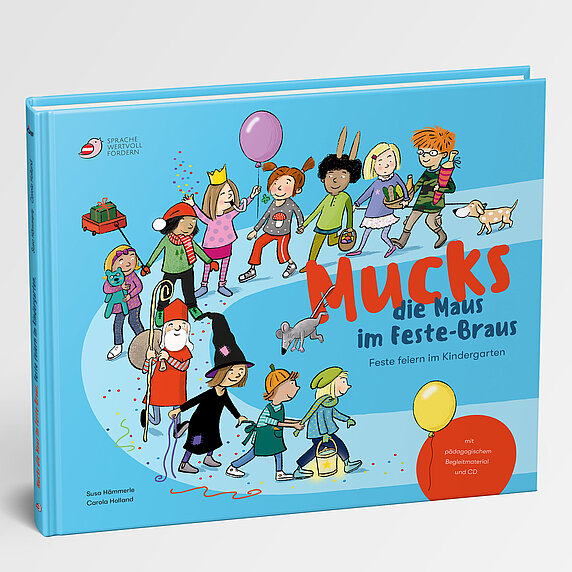 Produktimage zum Kinderbuch „Mucks die Maus im Feste-Braus“.