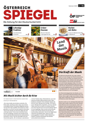 Die Ausgabe 90 des Österreich Spiegel mit dem Titel "Land der Musik".