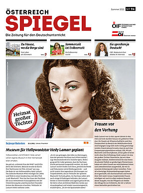 Die Ausgabe 94 des Österreich Spiegel mit dem Titel "Heimat großer Töchter".