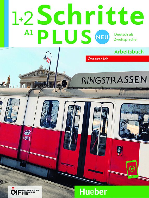 Coverbild des Arbeitsbuches Schritte Plus neu 1+2 für die Niveaustufe A1.