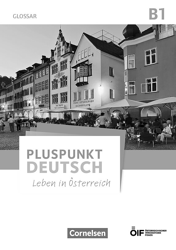 Coverbild des Glossars zu Pluspunkt Deutsch für die Niveaustufe B1.