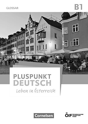 Coverbild des Glossars zu Pluspunkt Deutsch für die Niveaustufe B1.