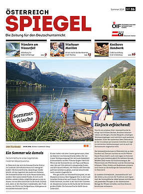Die Ausgabe 86 des Österreich Spiegel mit dem Titel ""Sommerfrische"