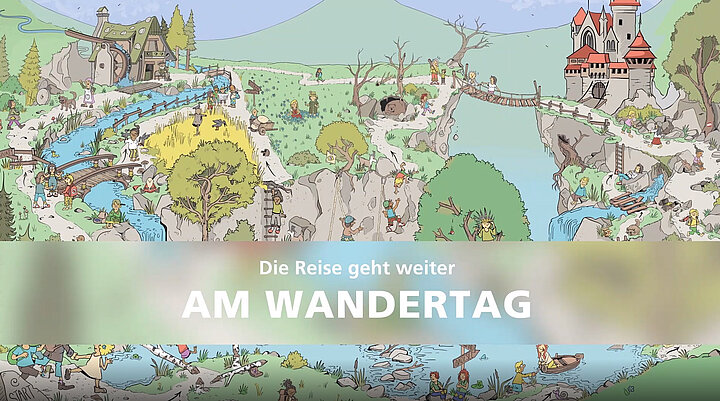Coverbild Lernvideo "Die Reise geht weiter: Am Wandertag"