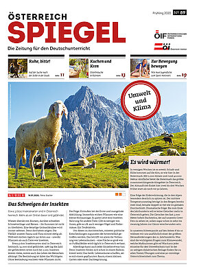 Die Ausgabe 89 des Österreich Spiegel mit dem Titel "Umwelt und Klima".