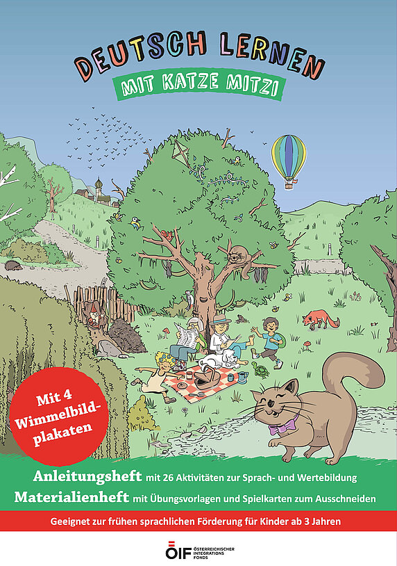 Cover Deutsch lernen mit Katze Mitzi