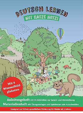 Cover Deutsch lernen mit Katze Mitzi
