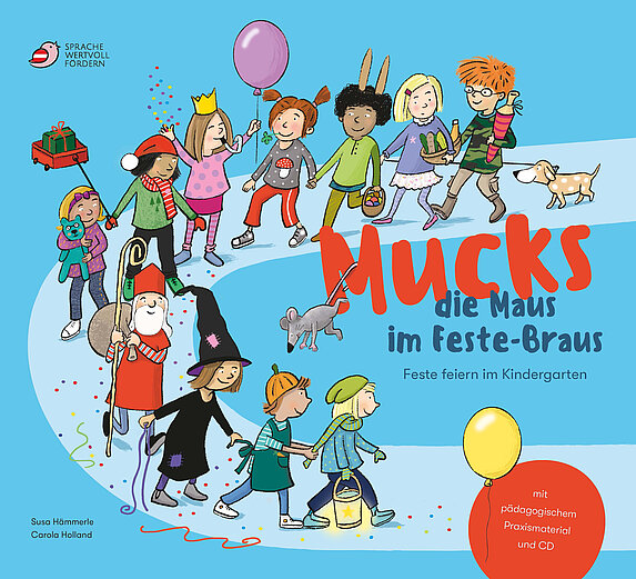 Cover zum Kinderbuch „Mucks die Maus im Feste-Braus“.