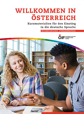 Coverbild des Kurs- und Arbeitsbuches Willkommen in Österreich für die Niveaustufe A1.