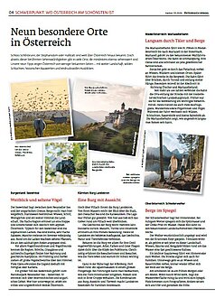 Coverbild zum Schwerpunktthema der 115. Ausgabe des Österreich Spiegel. 