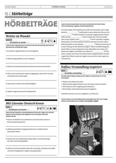 Coverbild zur Schwerpunkt-Beilage der 106. Ausgabe des Österreich Spiegel enthält Übungen und eine fertige Unterrichtseinheit. 