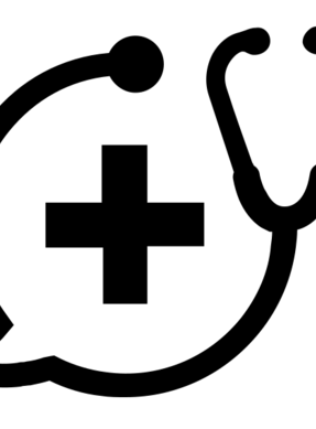 Ein Icon mit einem Stethoskop. (c) by Delwar Hossain from the Noun Project
