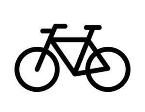 Ein Icon mit einem Fahrrad. (c) by Creative Stall from the Noun Project
