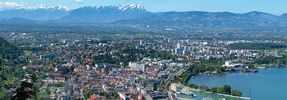 Panoramabild Bregenz